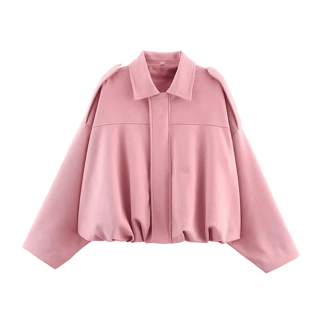 Oversized Suede Jacket