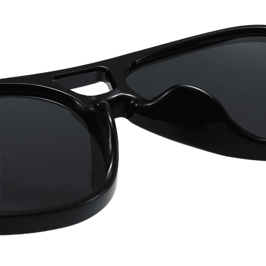 Retro Square Aviator Sunglasses