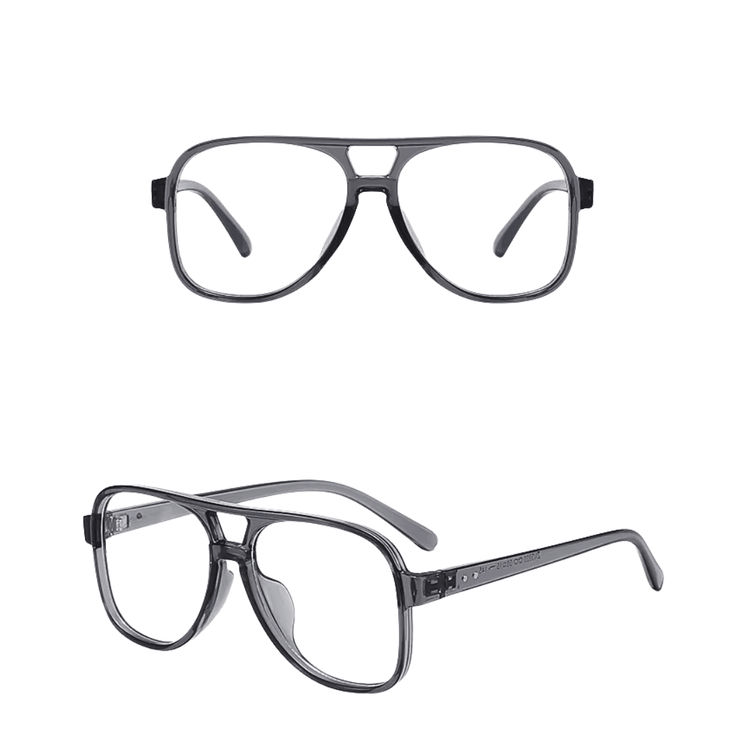 Retro Square Aviator Sunglasses