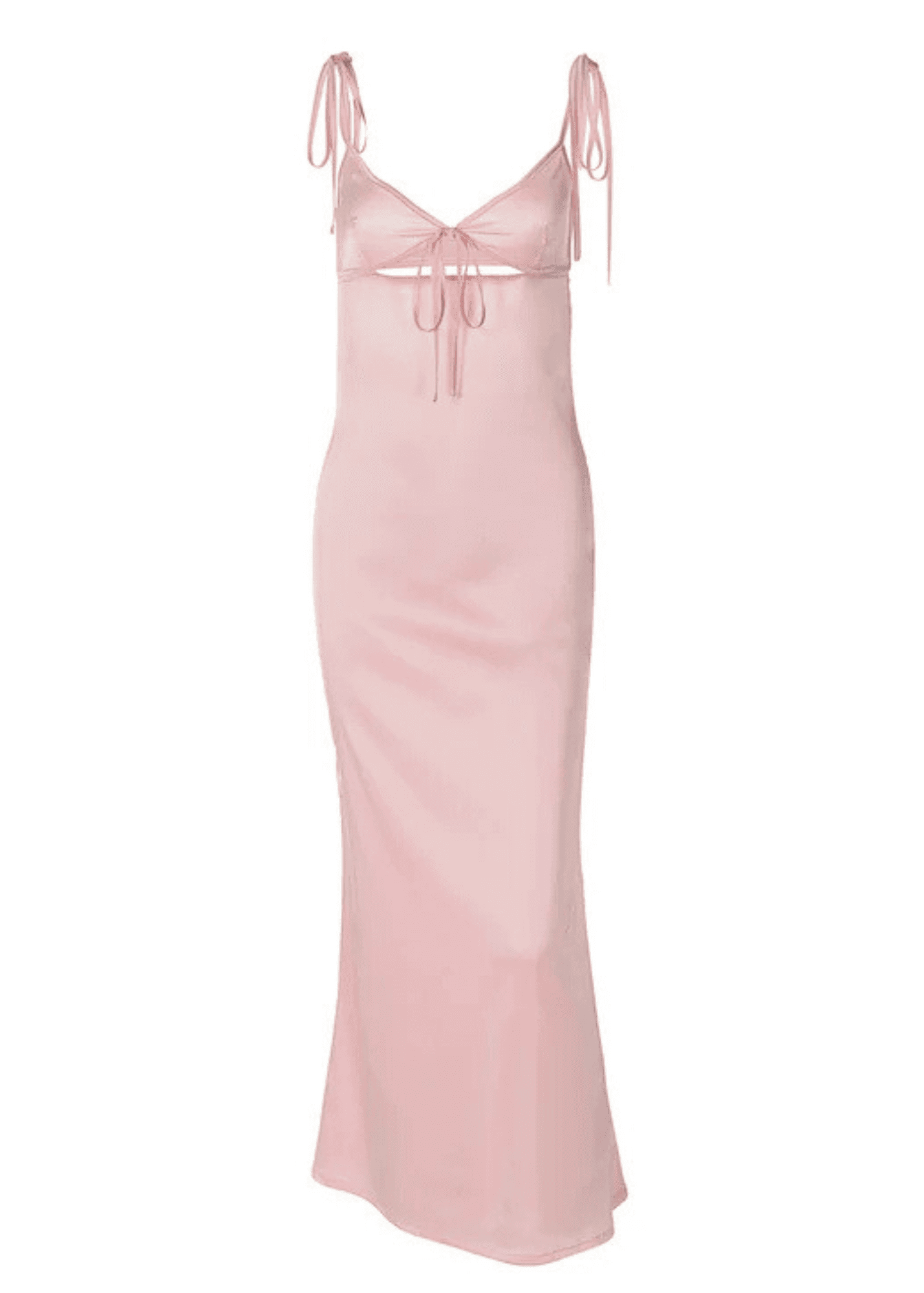 Serene Rose – Maxikleid aus Satin