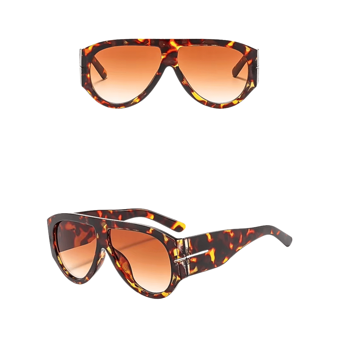 Flat Top Aviator Sunglasses