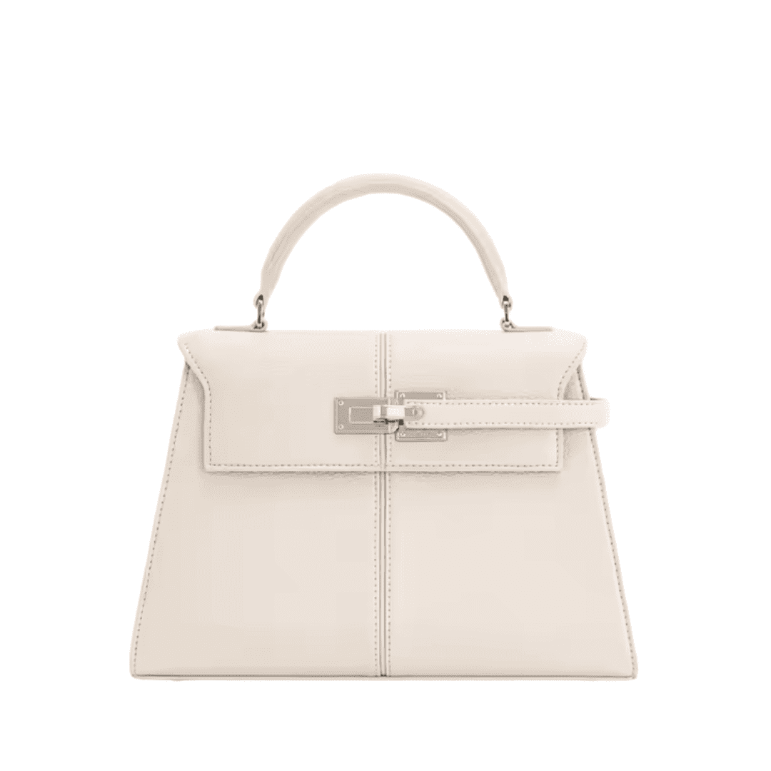 Elegant Grainy Leather Handbag