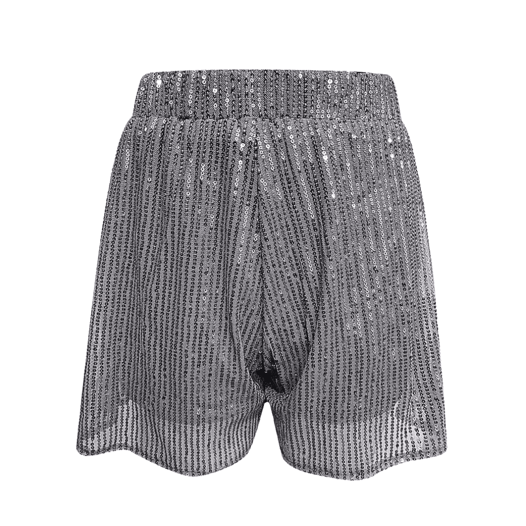 Glamorous High-Waisted Sequin Shorts