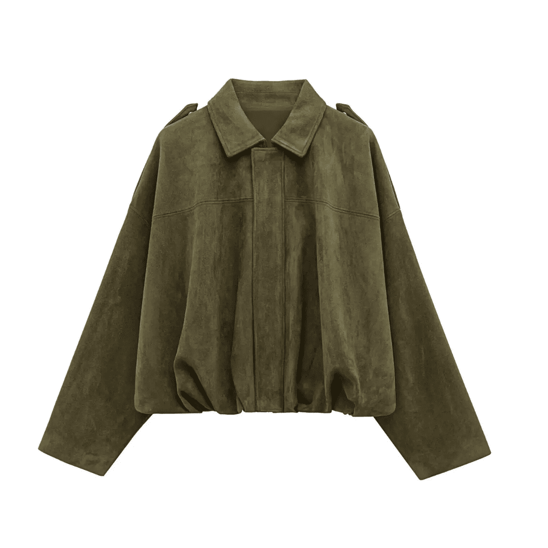 Oversized Suede Jacket