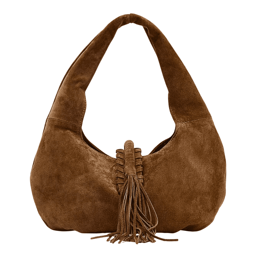 Soft Suede Leather Shoulder Bag
