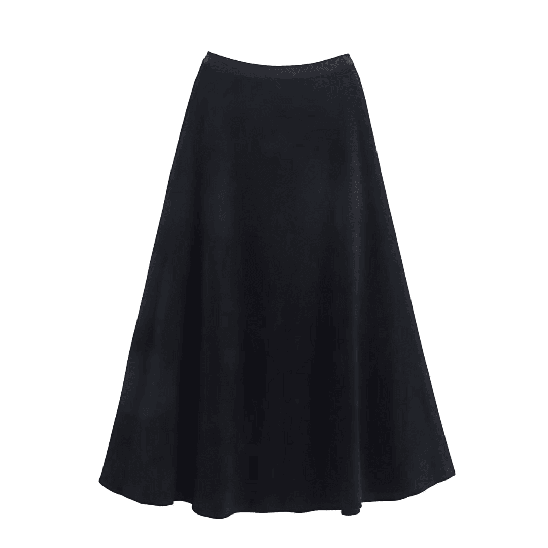 Faux Suede Mini A-Line Skirt