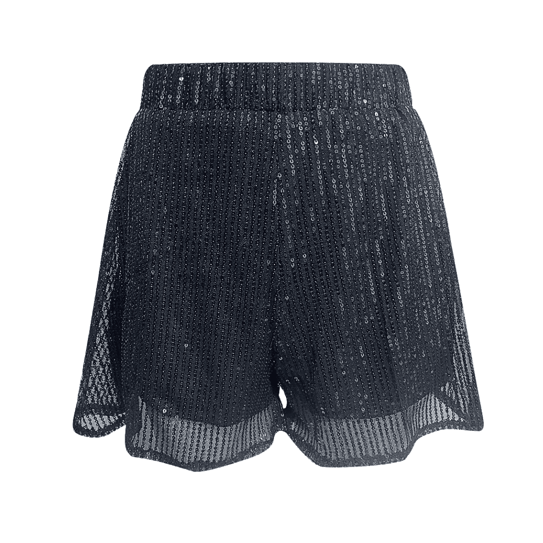 Glamorous High-Waisted Sequin Shorts