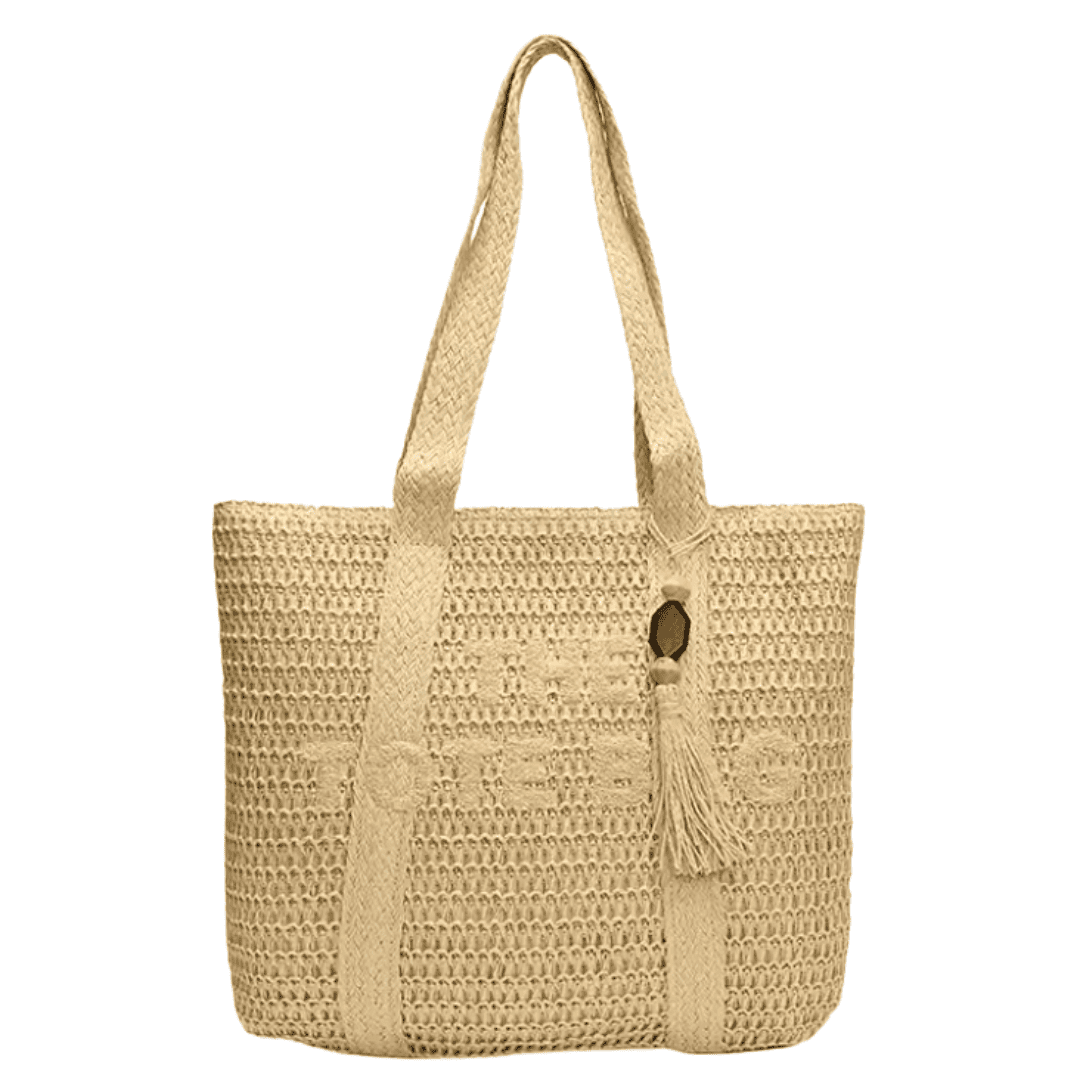 Woven Straw Summer Tote
