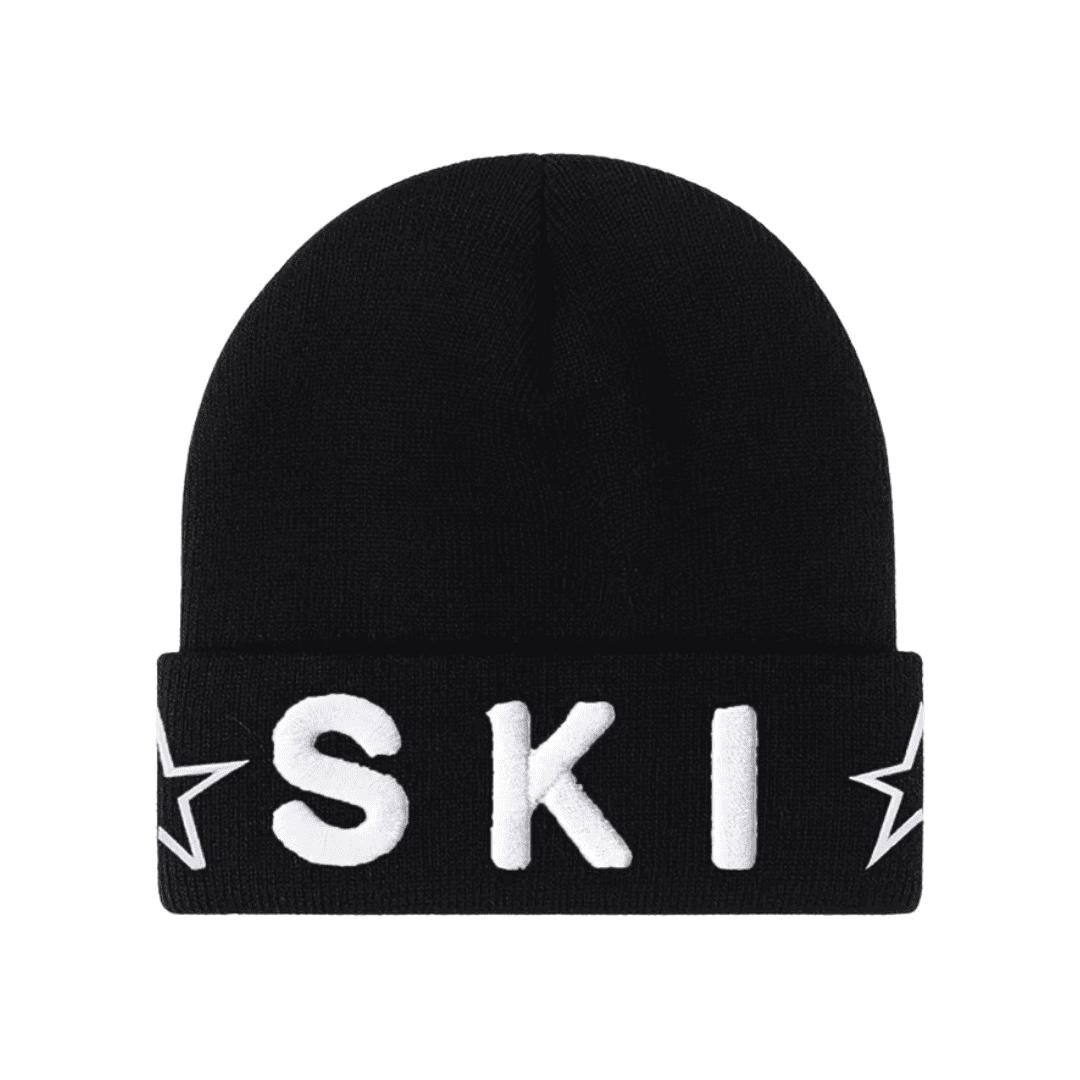 Star Pattern Ski Beanie