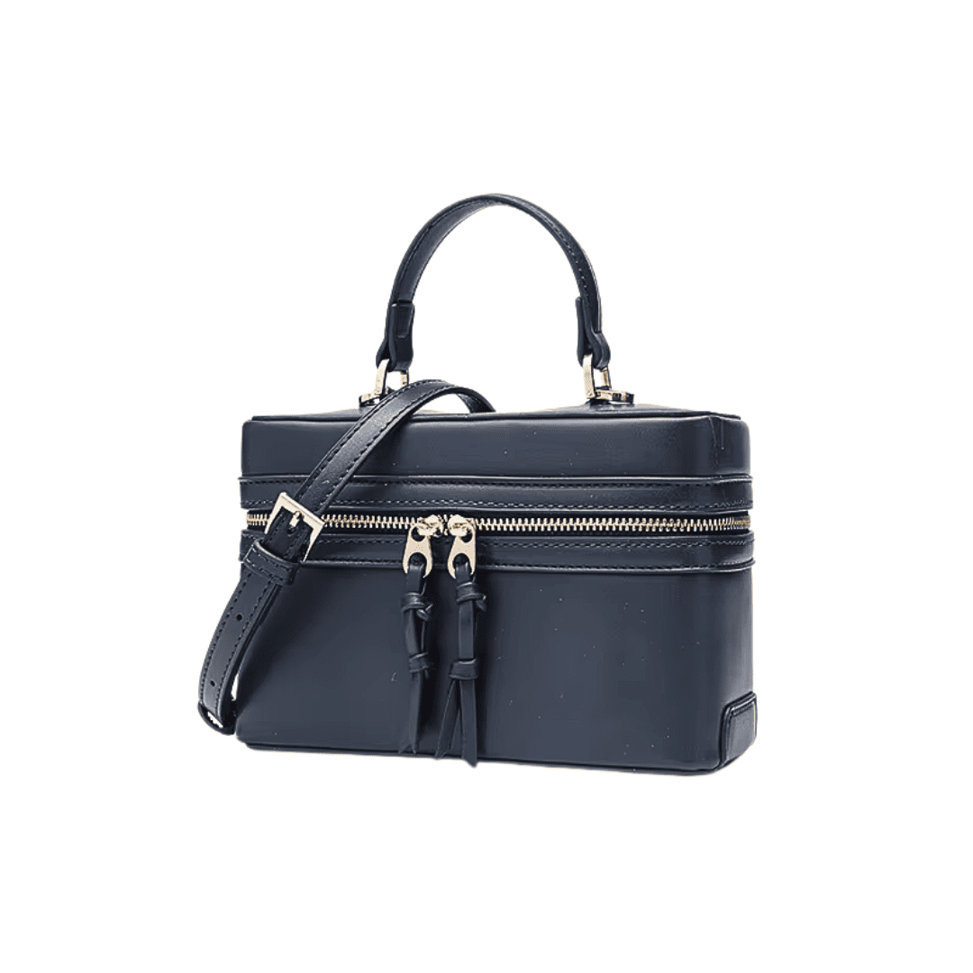 Refined Textured Leather Shoulder Bag