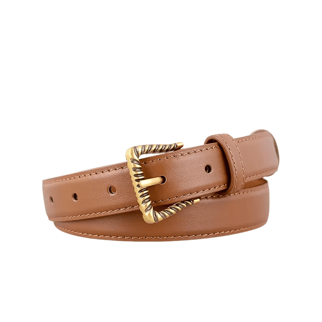 Vintage Western Carved Leather Belt