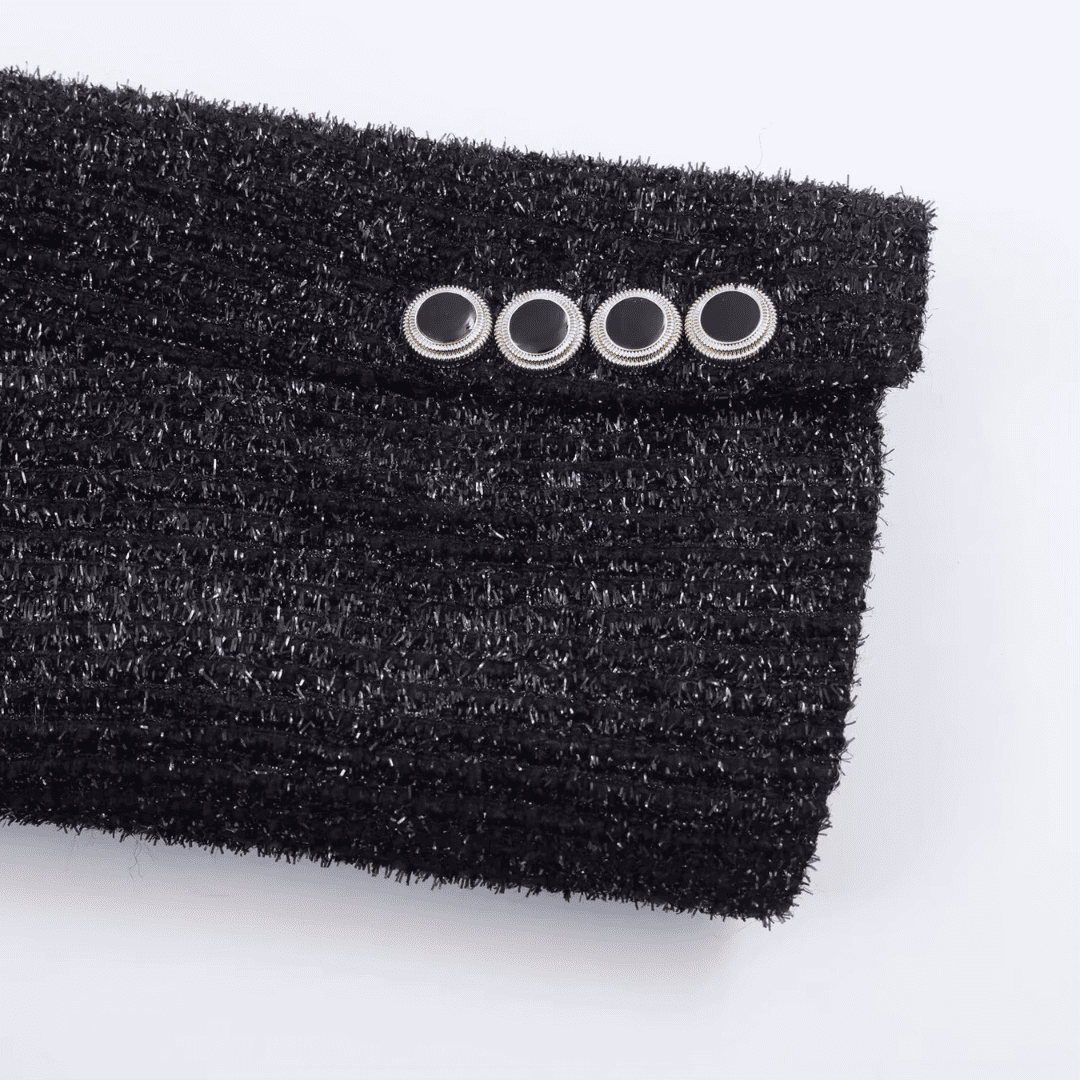 Shimmer Tweed Double Blazer