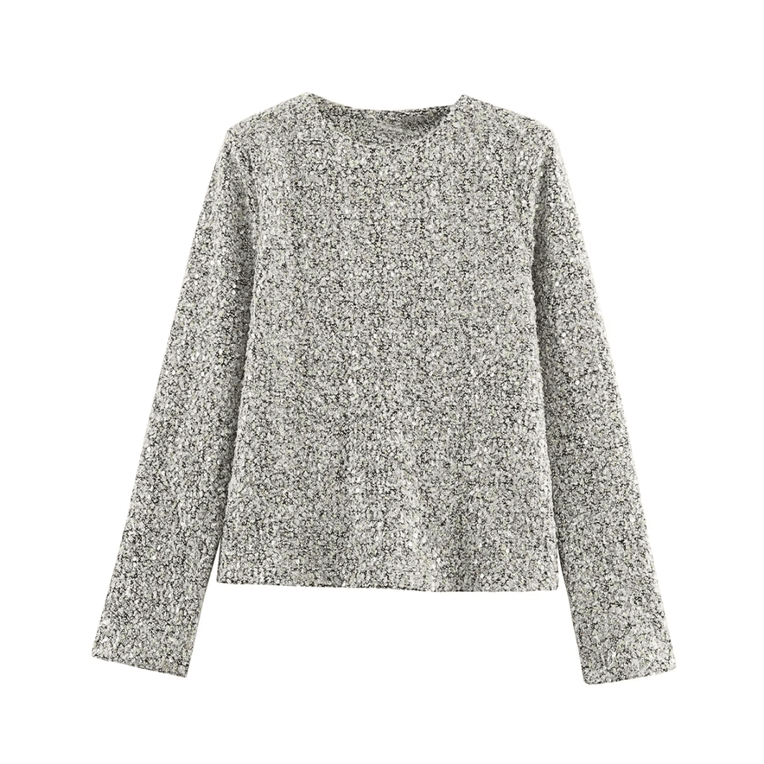 Funkelndes Tweed-Set