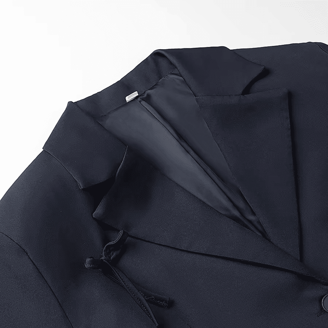 Navy Bow Detail Blazer