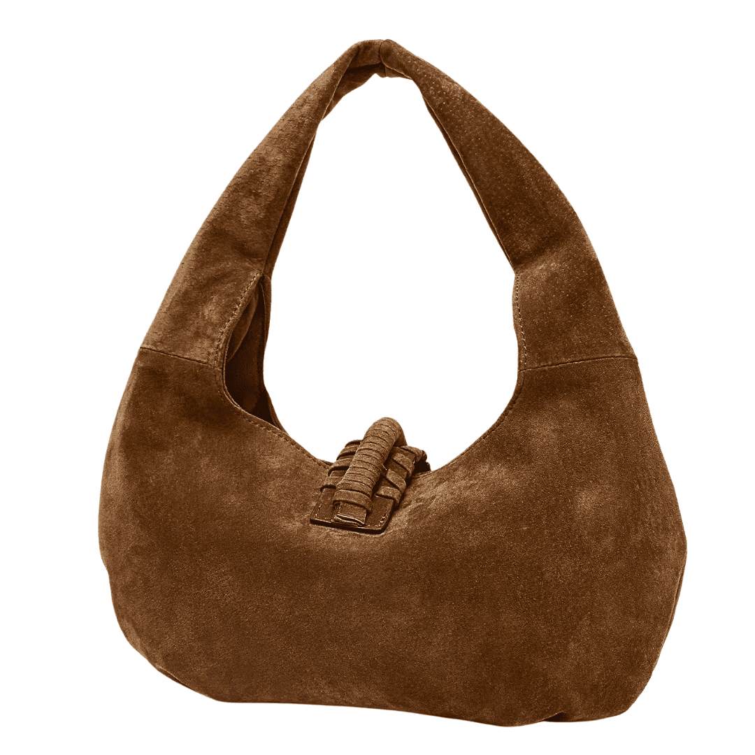 Soft Suede Leather Shoulder Bag