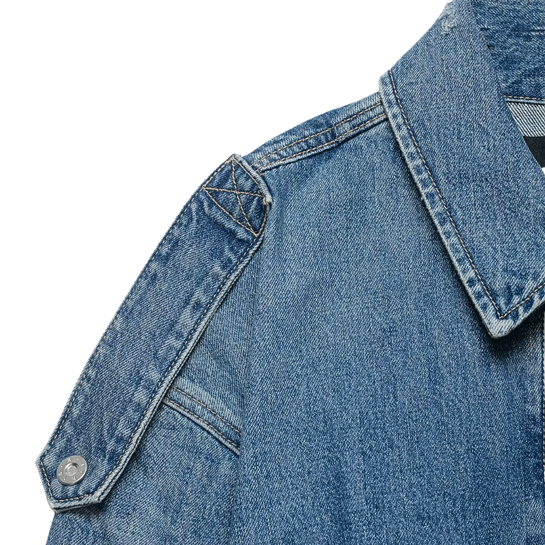 Denim Utility Jacket – Blue Denim Jacket