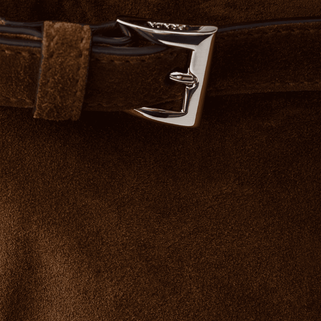Brown Suede-Look Tote Bag