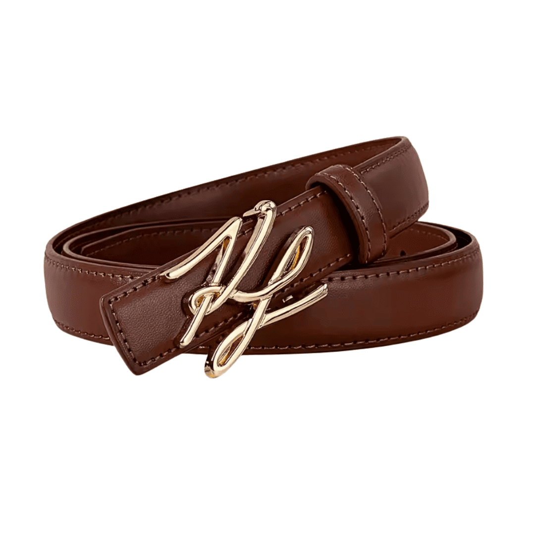 Chic Monogram PU Belt