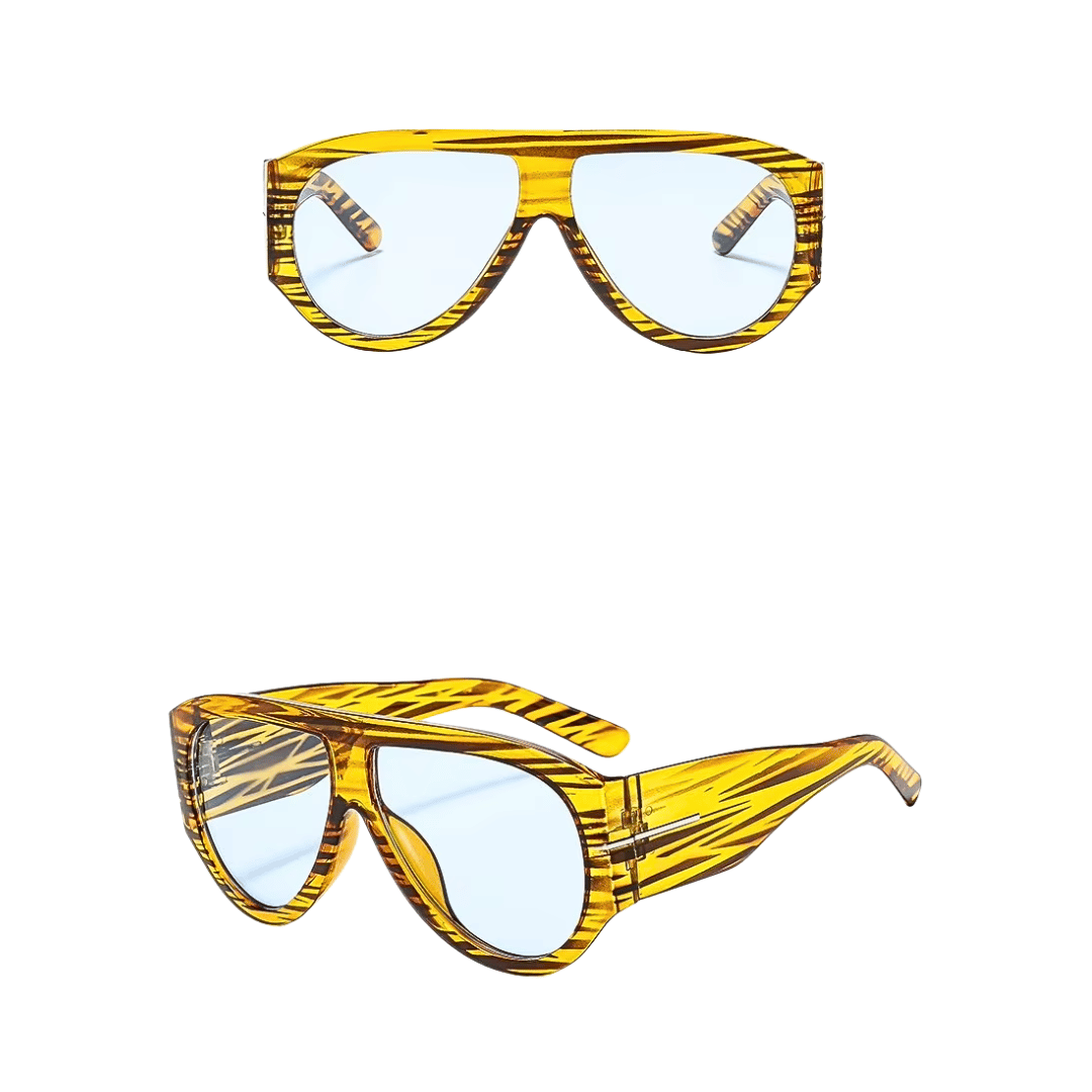 Flat Top Aviator Sunglasses