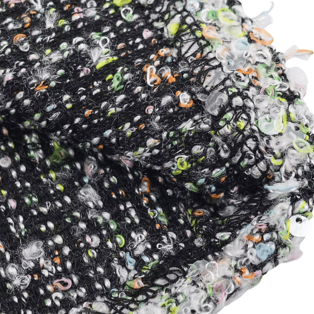 Funkelndes Tweed-Set