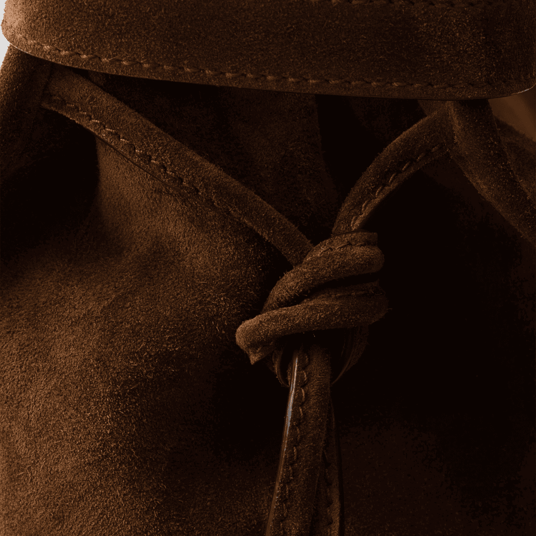 Brown Suede-Look Tote Bag