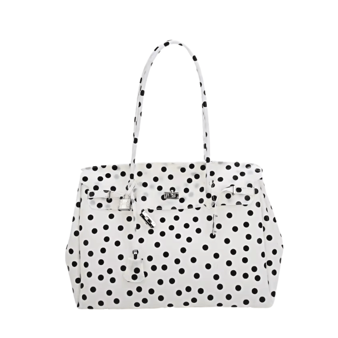 Jelly Firkin Bag – Polka Dot Jelly Tote Bag