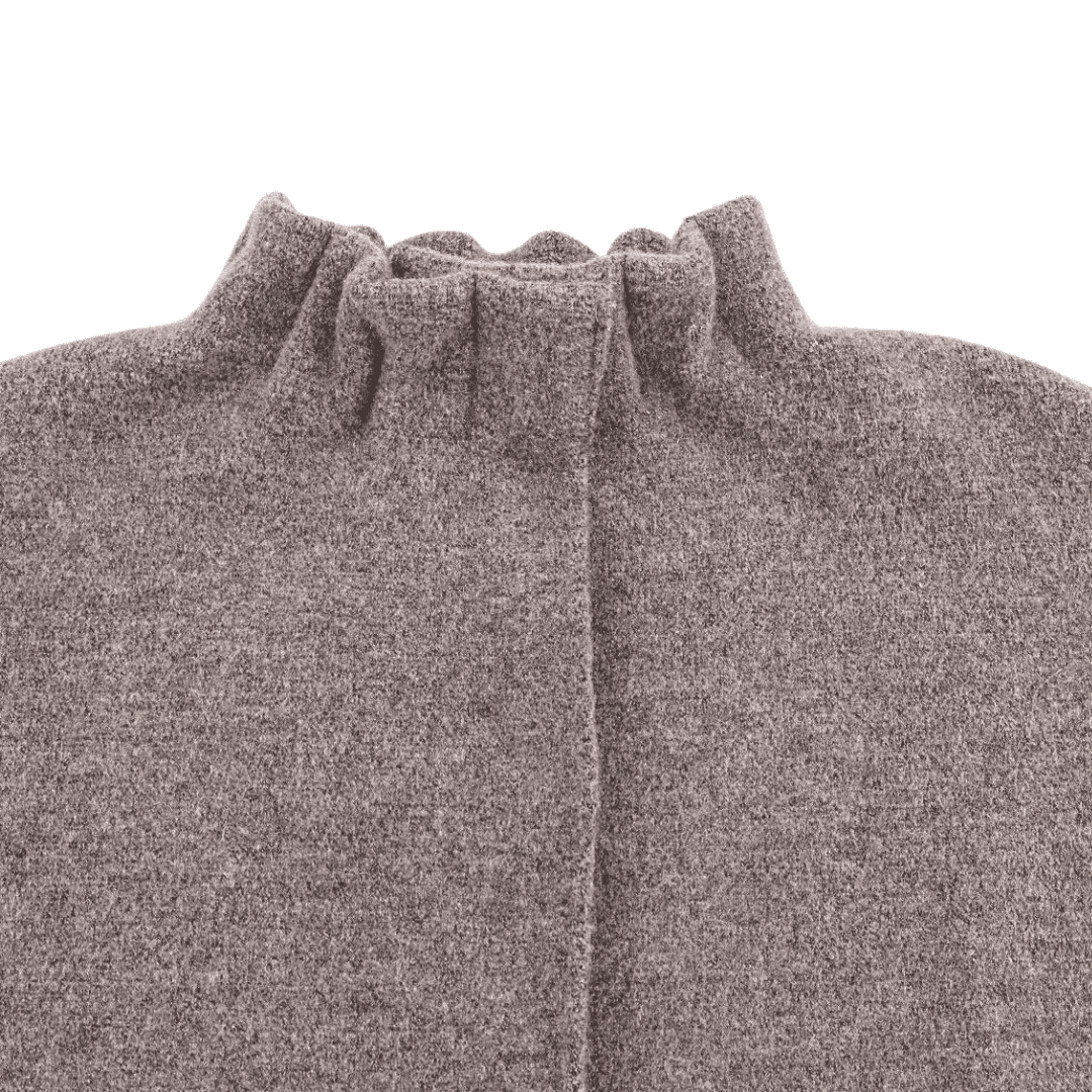 Schickes graues Strickrock-Set