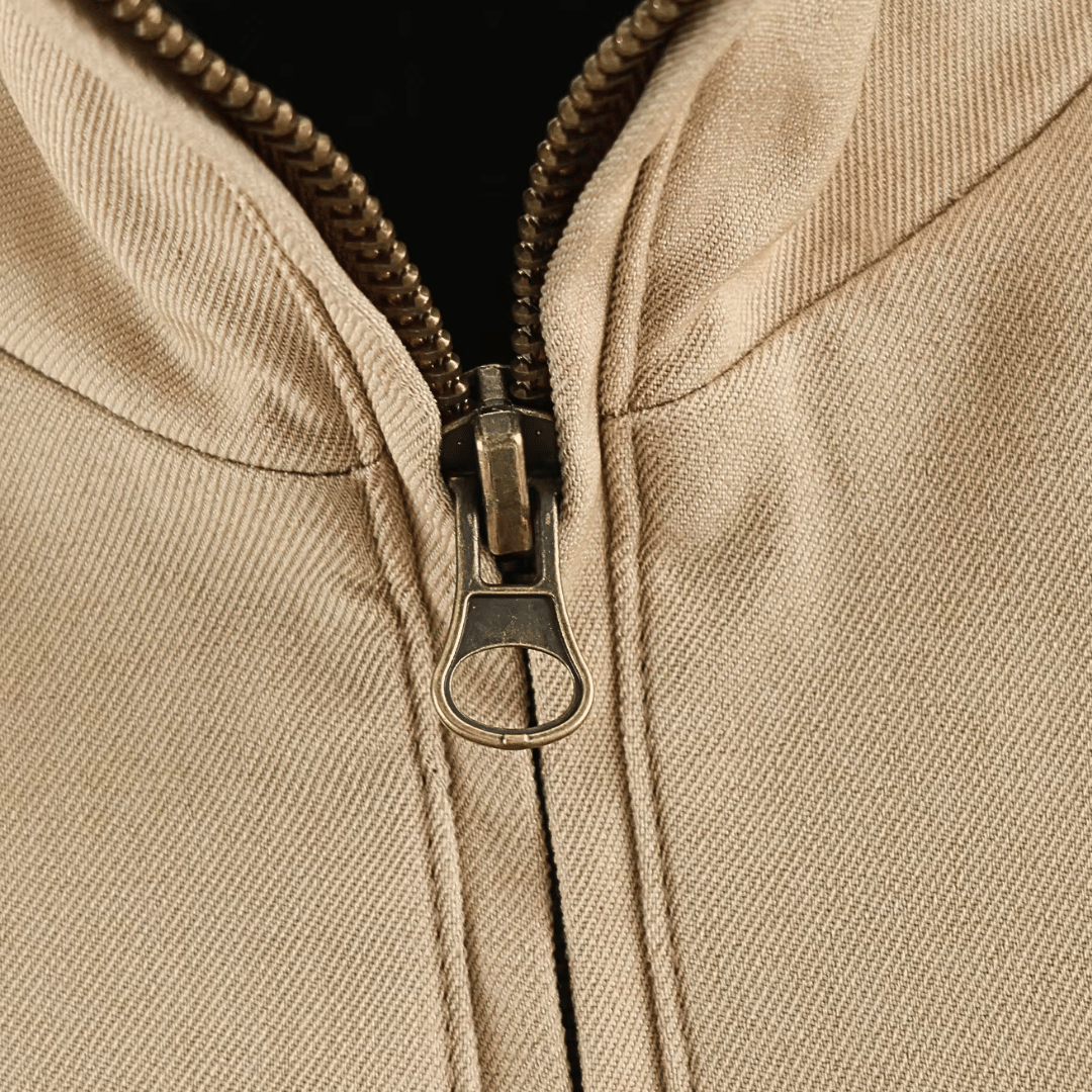 Contrast Stripe High Neck Zip Jacket