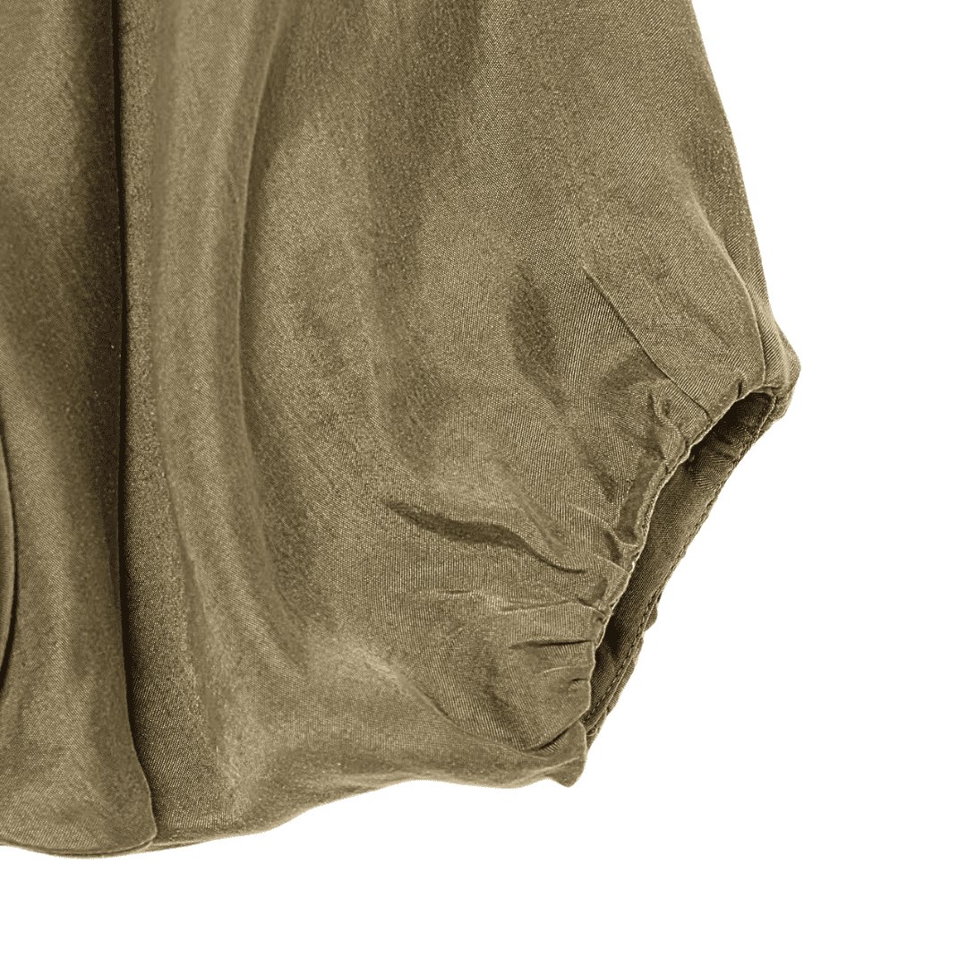 Jacke mit Plissée und Ballonärmeln zum Reißverschluss