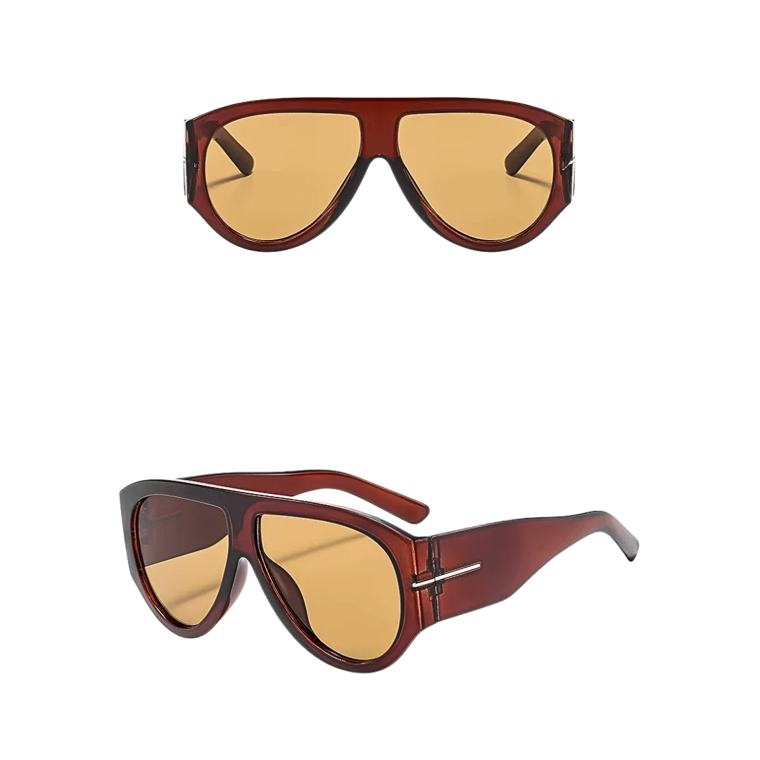 Flat Top Aviator Sunglasses