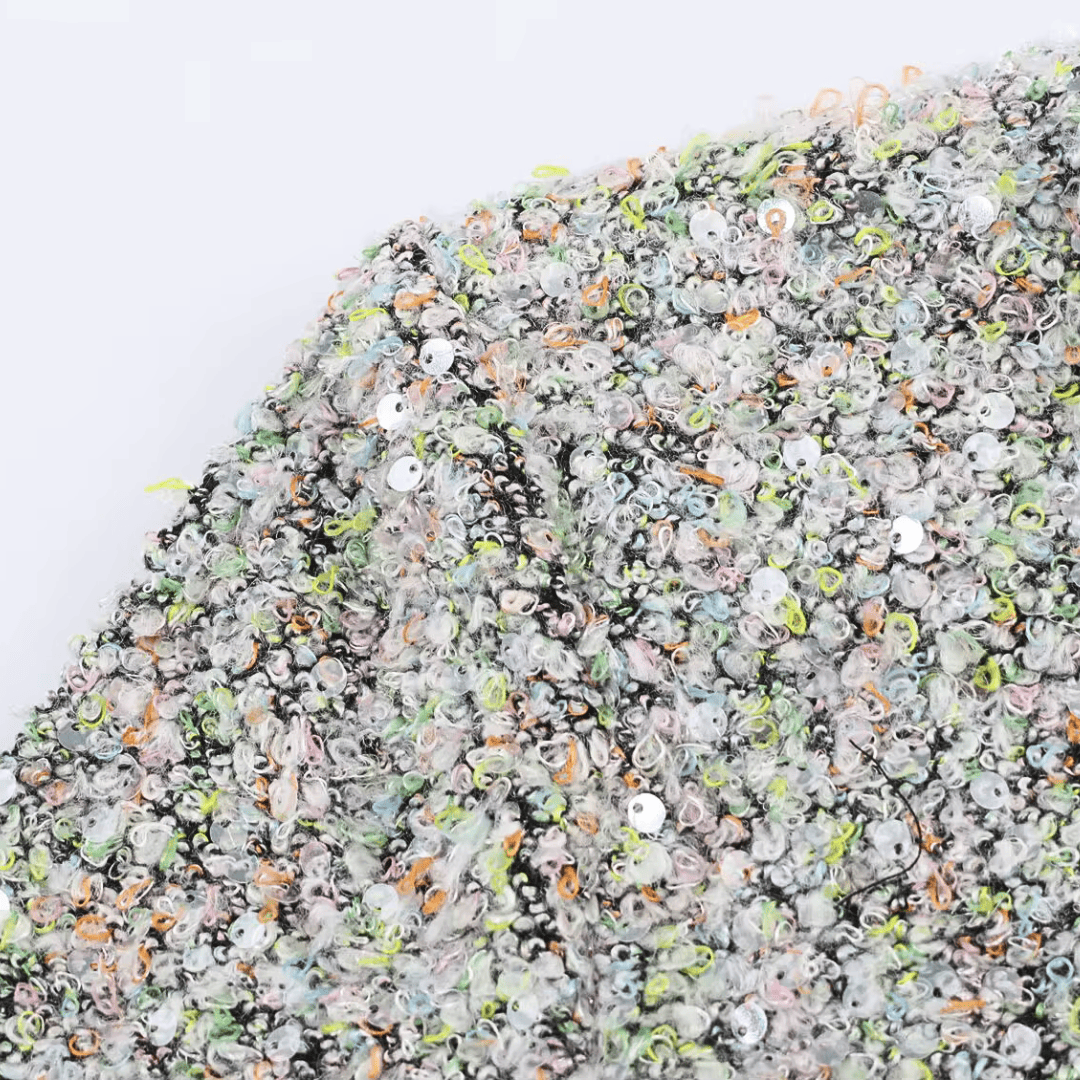 Funkelndes Tweed-Set