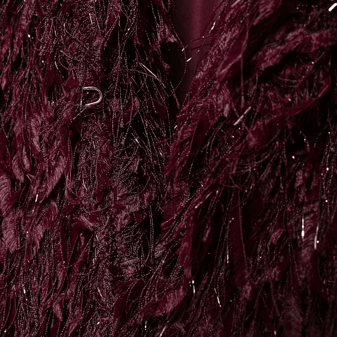 Shaggy Faux Fur Cropped Jacket