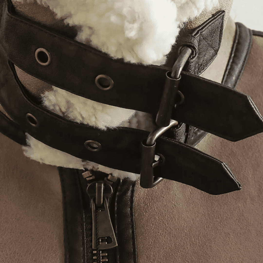 Fliegerweste Charlotte aus Shearling