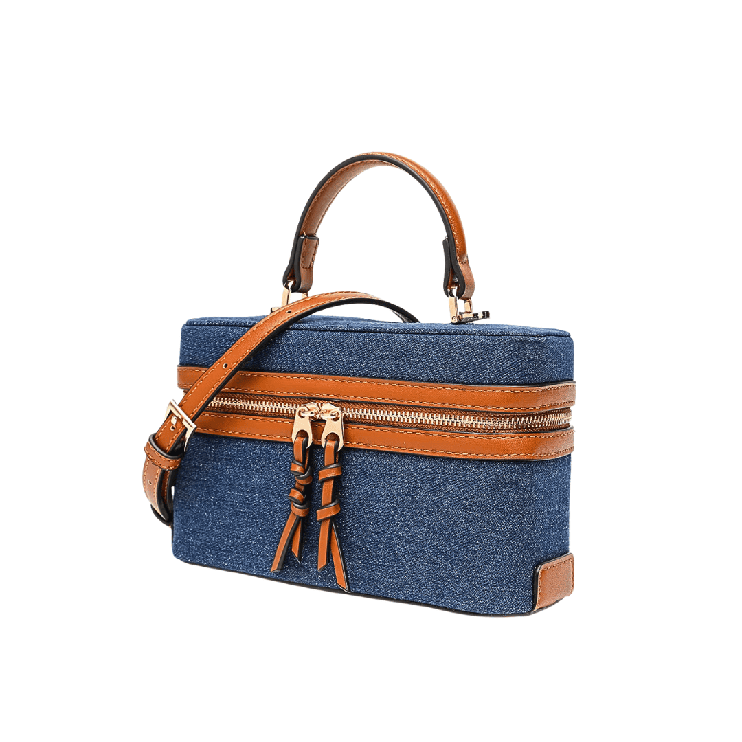 Refined Textured Leather Shoulder Bag