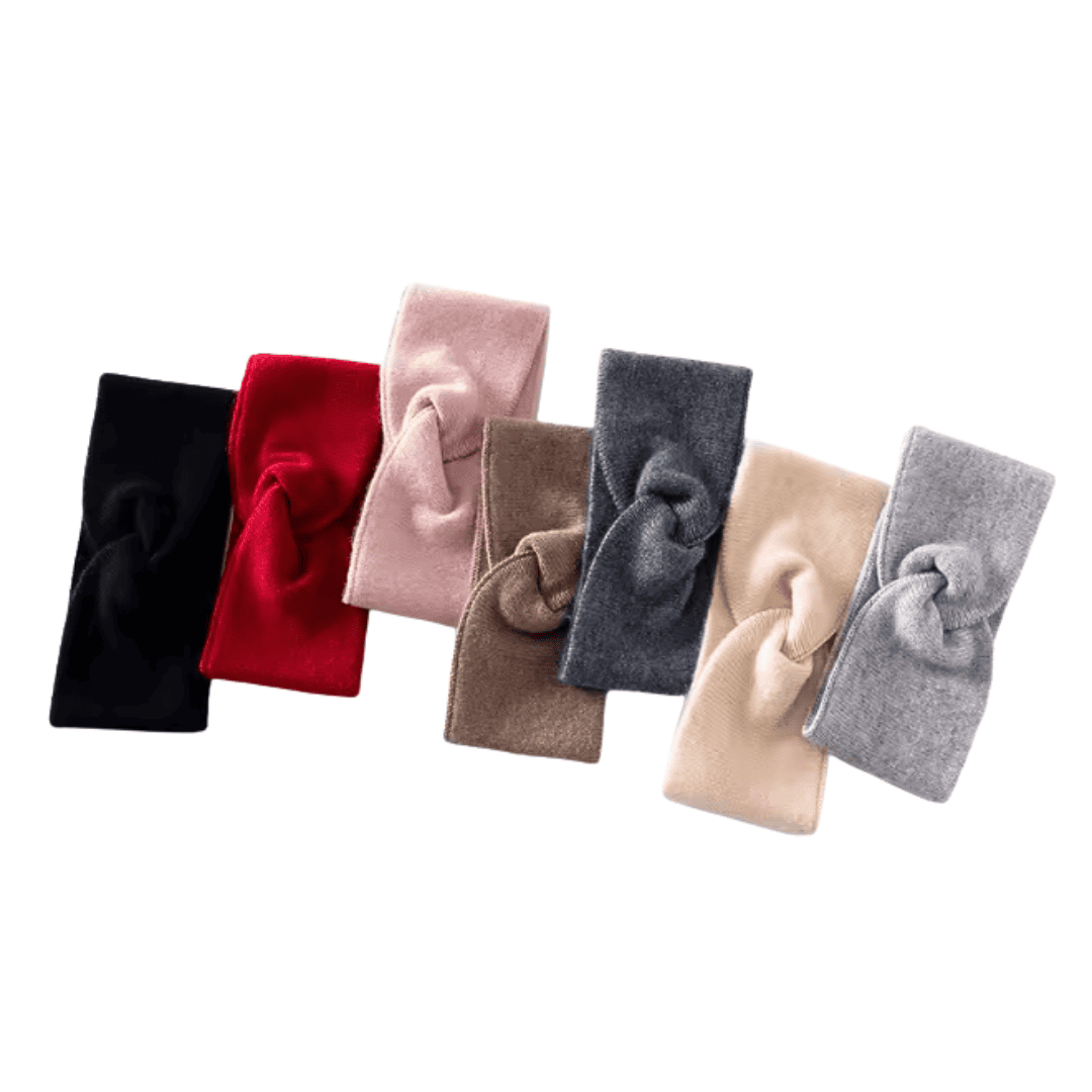Elegant Cashmere Knit Headband