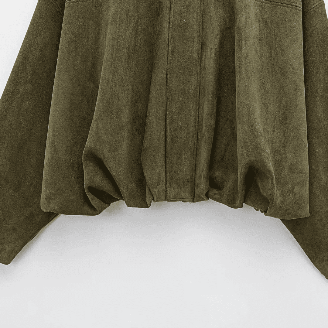 Oversized Suede Jacket