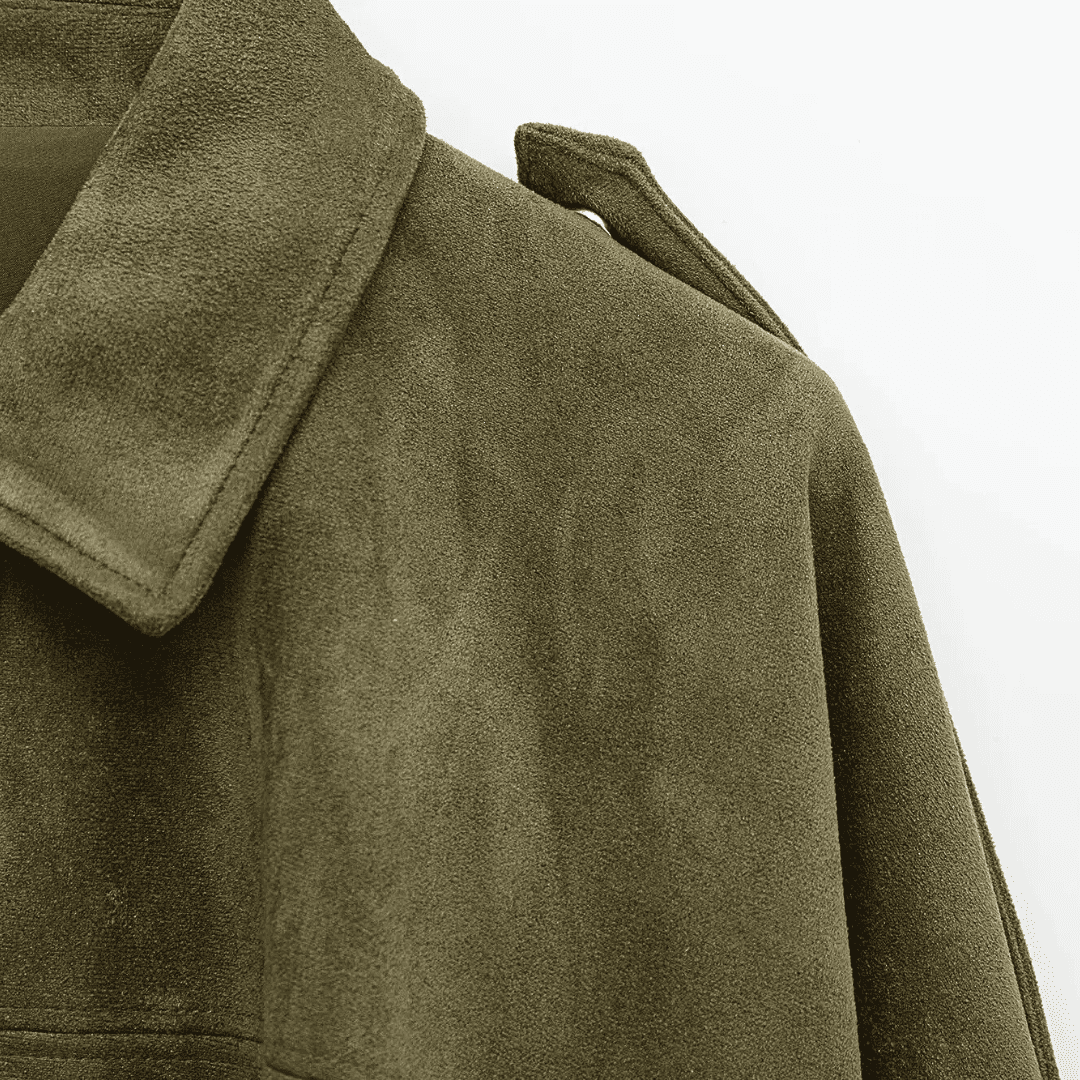 Oversized Suede Jacket