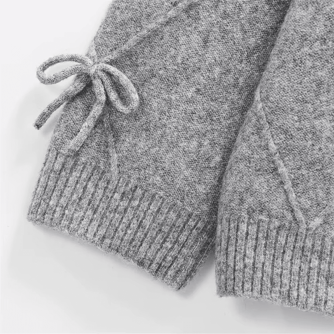 Knit Oversized Bow Sweater