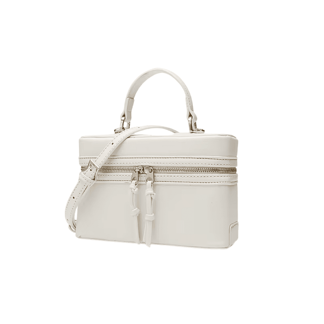 Refined Textured Leather Shoulder Bag