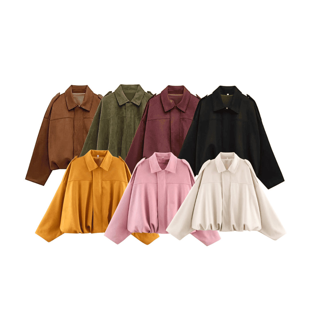 Oversized Suede Jacket