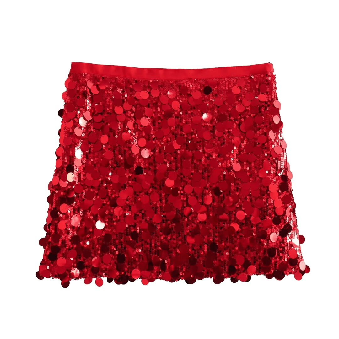 Sequin Mini Skirt - Glowletix Inc.
