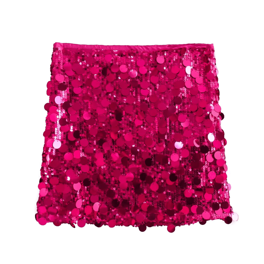 Sequin Mini Skirt - Glowletix Inc.