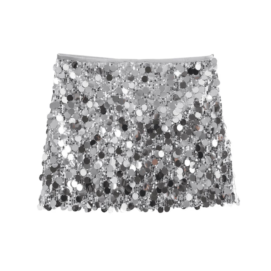 Sequin Mini Skirt - Glowletix Inc.