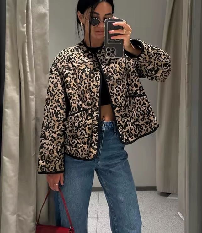 Wild Charm Leopard Jacket - Glowletix Inc.