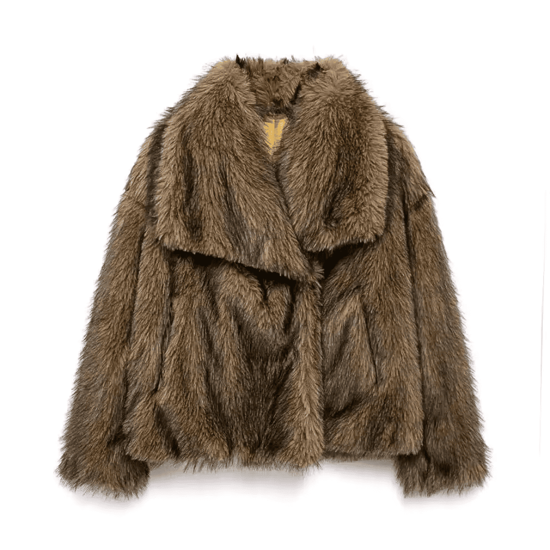 Luxury Faux Fur Jacket