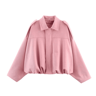 Oversized Suede Jacket