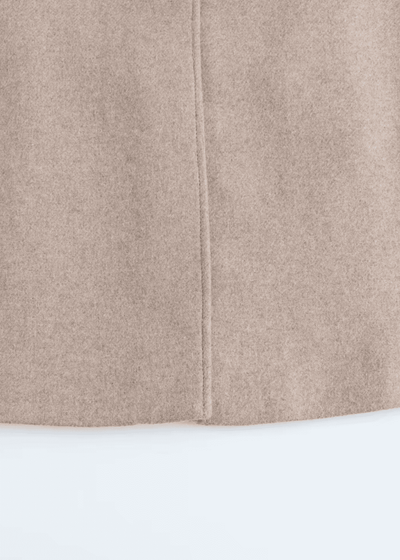 Faux-Fur Collar Wool Coat