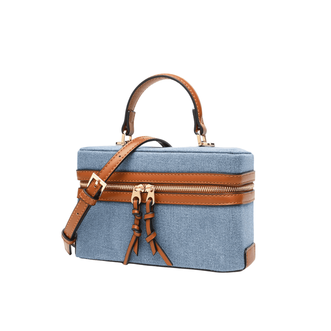 Refined Textured Leather Shoulder Bag