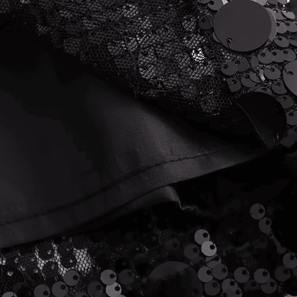 Minirock mit Pailletten