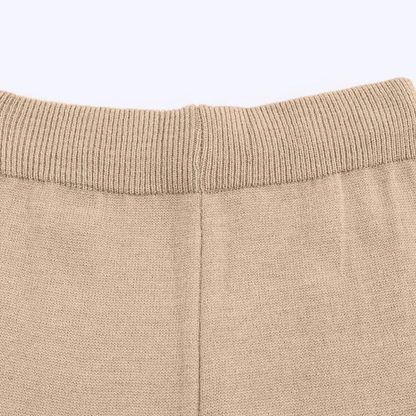 Cozy Ribbed Knit Trousers Set